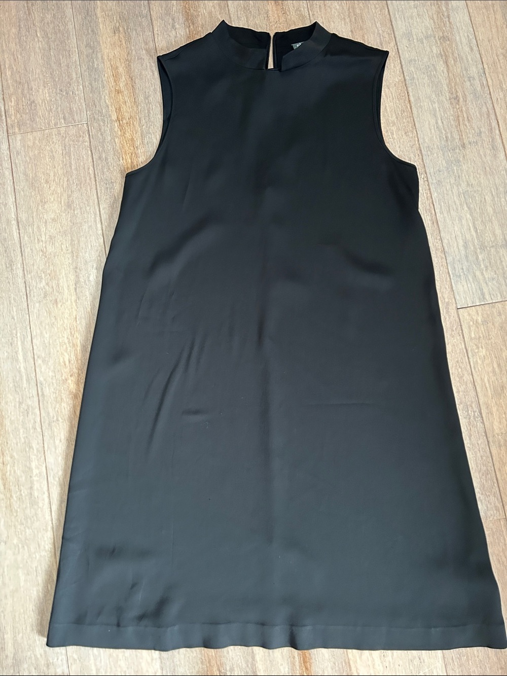 Eleventy Milano Sleeveless Black Shift Minimal Dress sz EU 40 US 4